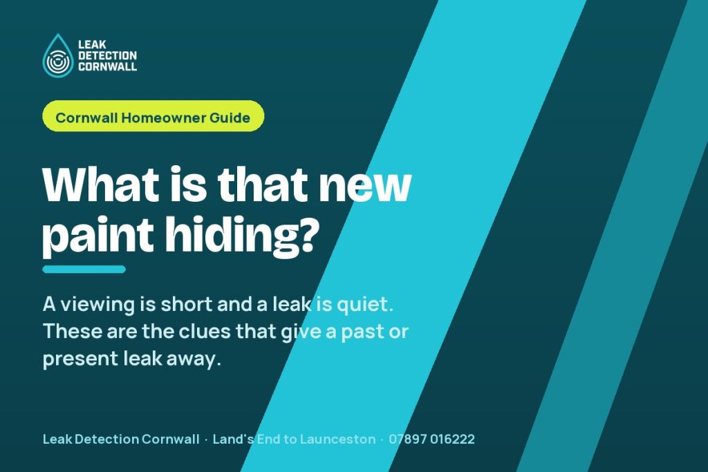Viewing a House in Cornwall? The Signs of an Old Leak to Look For | Leak Detection Cornwall